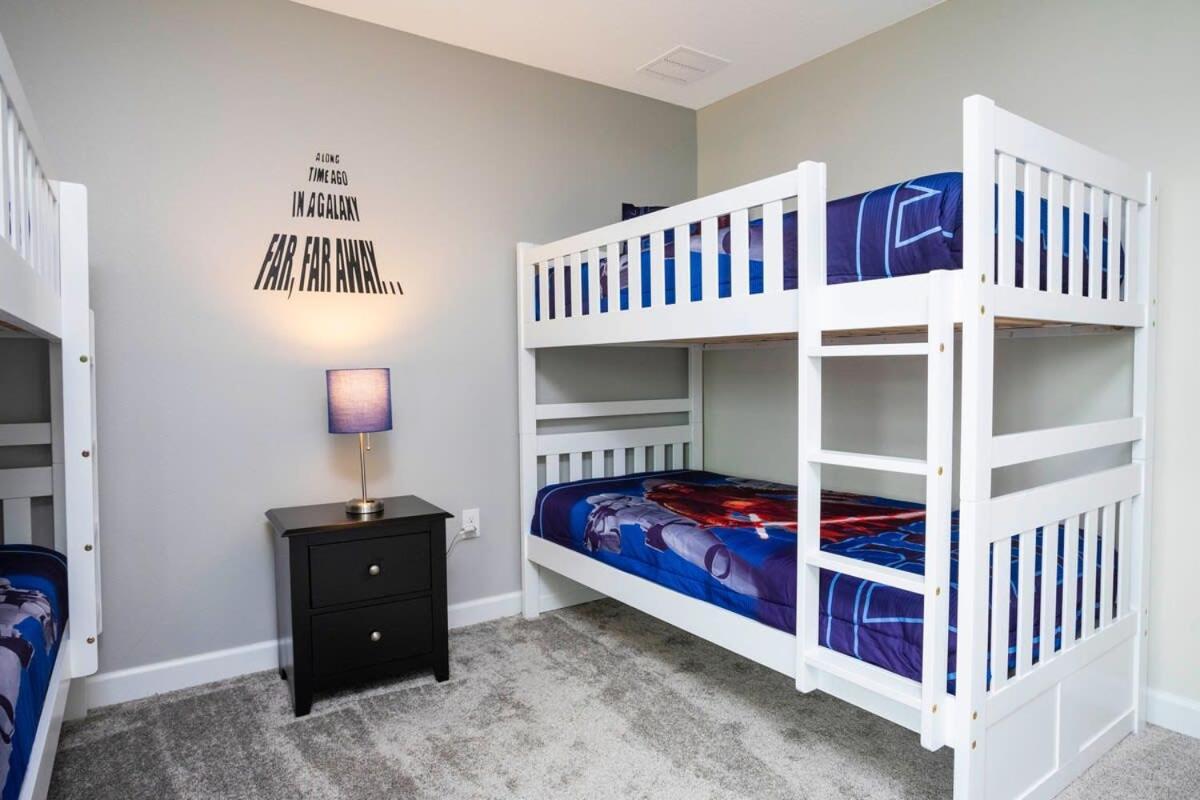 Marvelous 7Bd/5Ba Family Friendly W/ Gameroom & Pool Close To Disney 1201 키시미 외부 사진